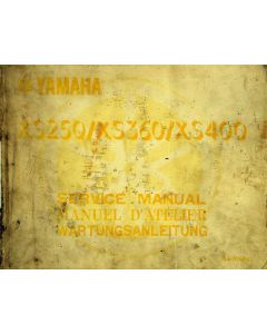 Yamaha XS 250 / XS 360 / XS 400 (1977) Wartungsanleitung