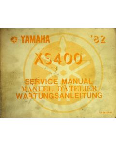 Yamaha XS 400 (1982) Wartungsanleitung