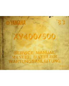 Yamaha XV 400 / 500 (1983) Wartungsanleitung